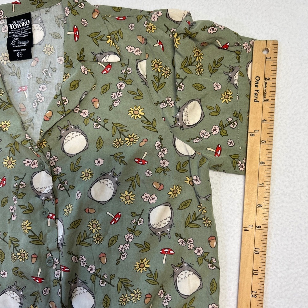 Her Universe X My Neighbor Totoro Front Tie Top Sz S Anime Woodland Fairy Whimsy - Picture 8 of 10